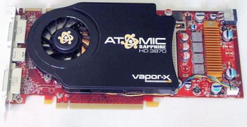 Radeon HD 3870 series ATOMIC the card